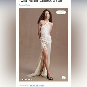 ANTHROPOLOGIE / Bhldn Ronny Kobo Samra gown NWT